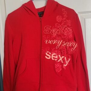 Moda International- Victorias Secret medium Vibrant Red Very Sexy Track Suit